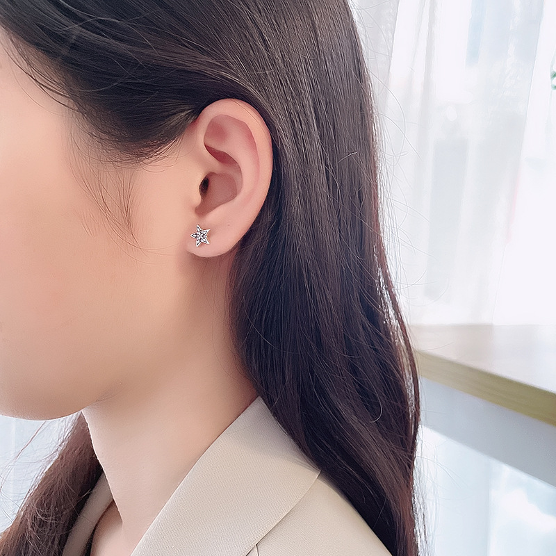 Baroque Style Star Stud Earrings Creative