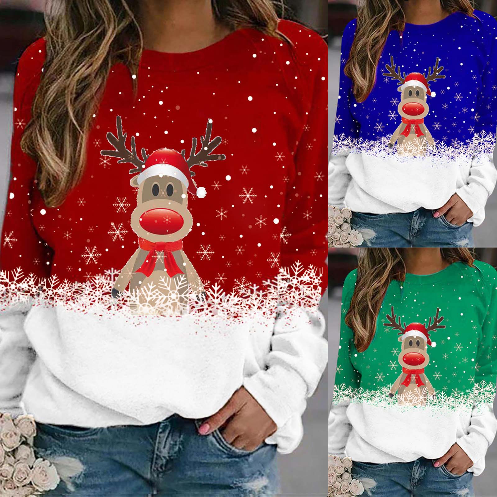 Round Neck Urban Casual Pullover Sweater