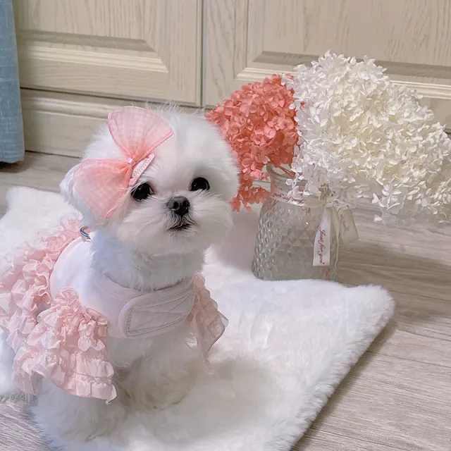 Dog Breathable Thin Vest Type Chest Strap Pink - Shop at LoveMi