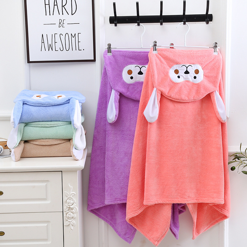 Big Bath Towel Cloak Baby Hug And Cute Cloak