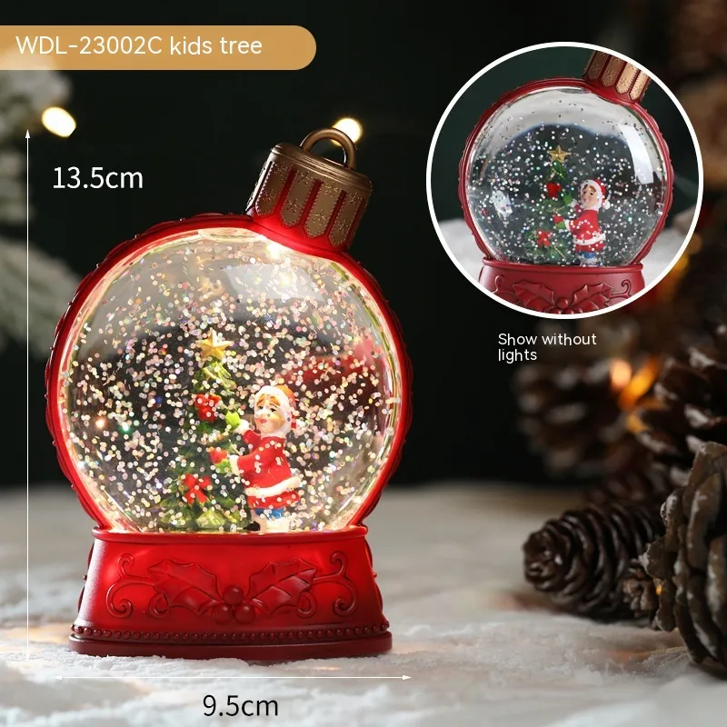 Christmas Holiday Decorations Luminous Simulation Flat Light LED Decoration Scene Layout Flame Light Home Decor – image 9