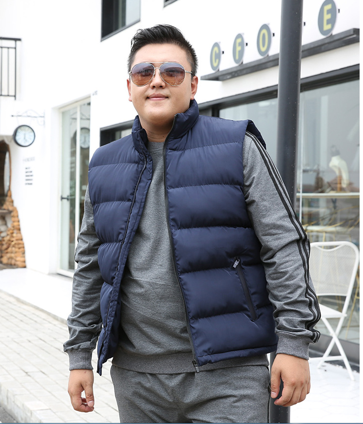 Plus Size Trendy Vest Men's Plus Warm Jacket