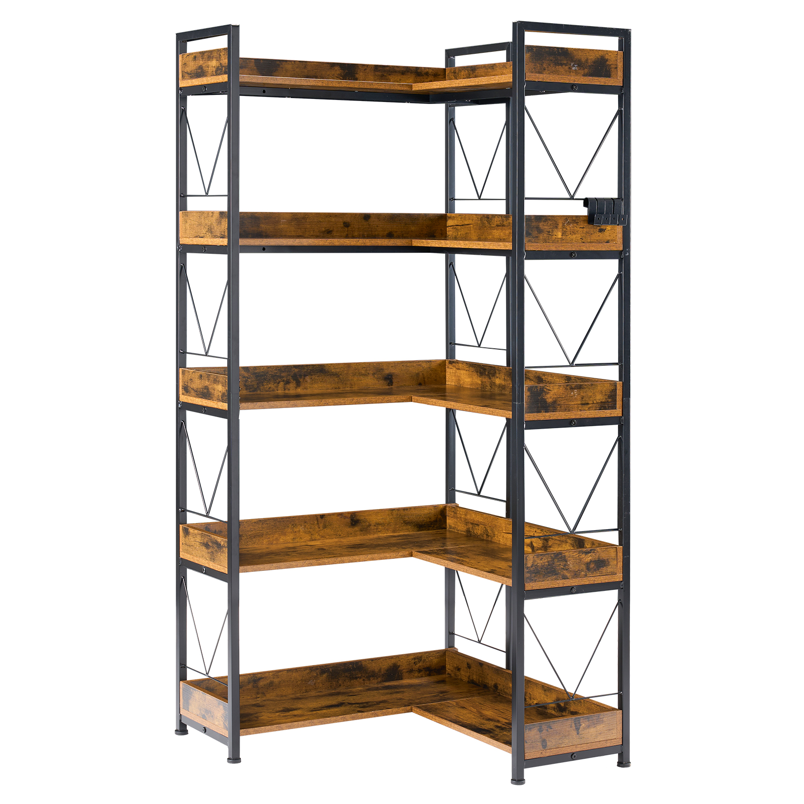 A 65-inch High L-shaped Bookshelf β photo 6