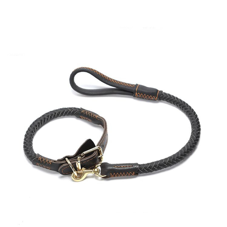 Black collar traction rope