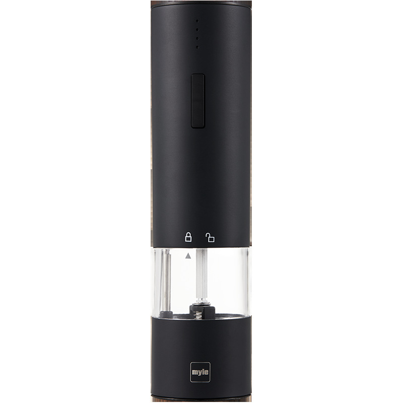 Title 4, Black Pepper Grinder Electric Freshly Ground St...