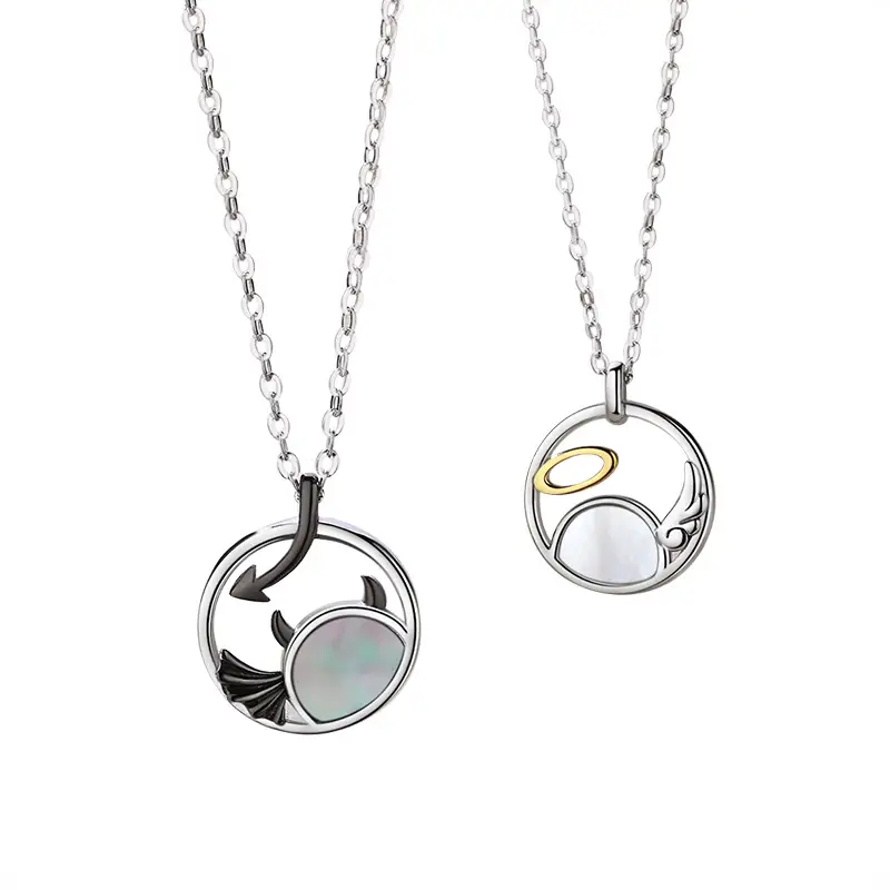 Couple Fashion Sterling Silver Necklace