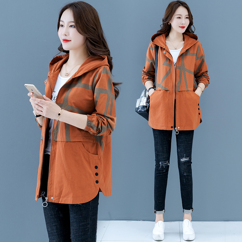 New Style Large Size Windbreaker For Autumn Coat Yellow - Shop at LoveMi