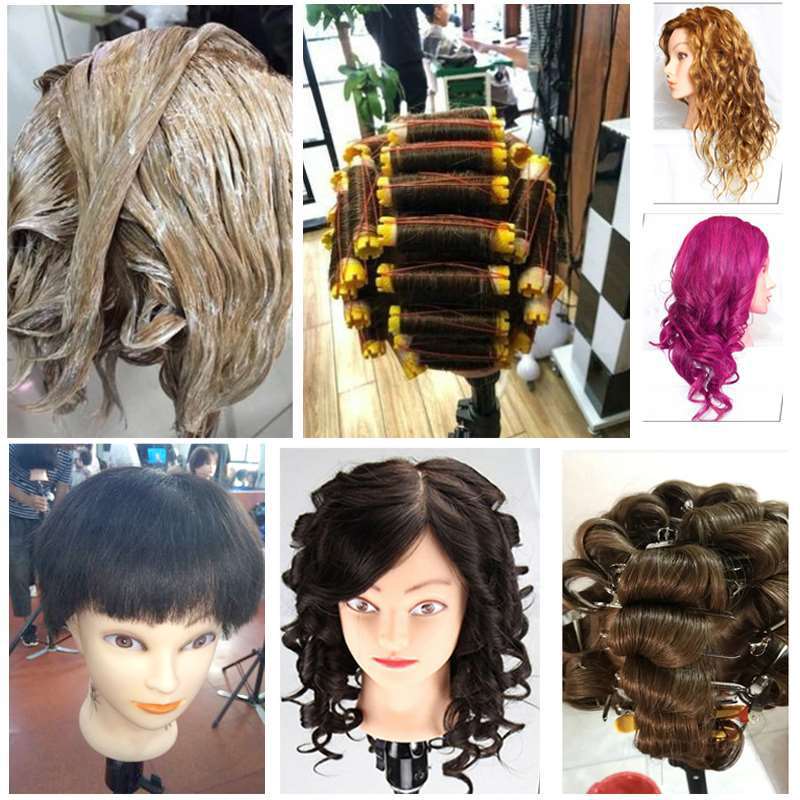 Die Head Hairdressing Real Hair Styling Haircut Perm Dye — foto 5