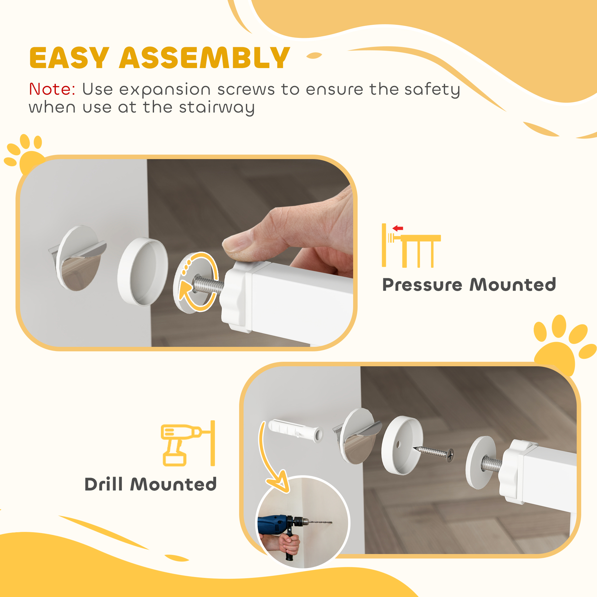 Ultra Wide Pet Safety Door With Pressure Device, Suitable For Doorways — image 9
