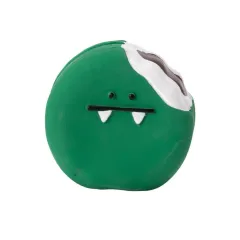 Cute Cartoon Pattern Latex Toy Egg Bread Shape Anti Squeeze Puppy Chew Toys Bite Resistant Dog Squeaky Toy For Training - Green - View 1