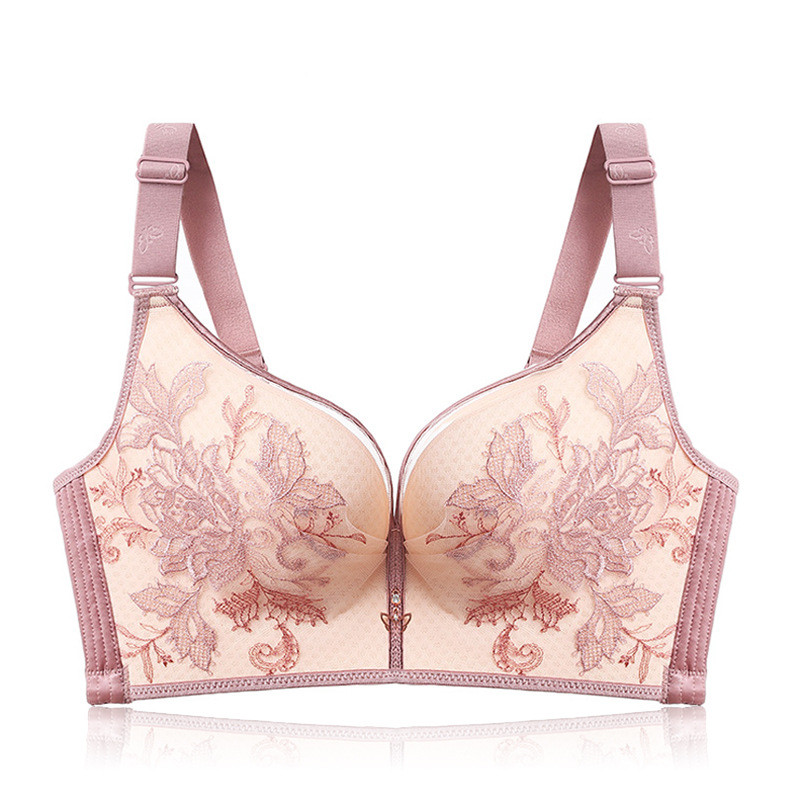 Title 4, Beautifully embroidered bra without steel ring