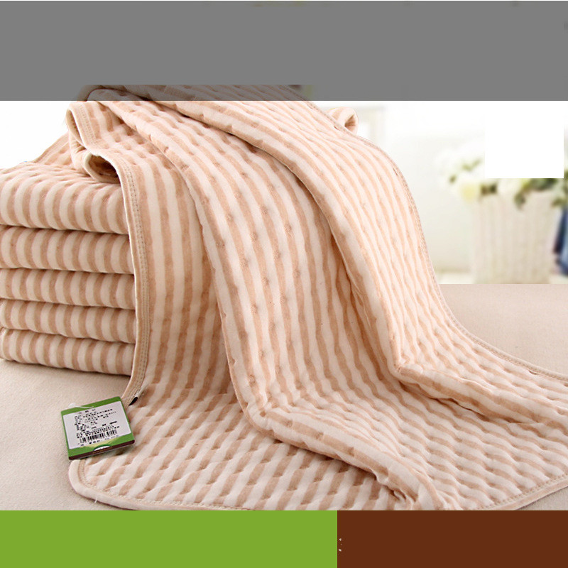 Чистый большой цветной хлопковый пеленальный коврик для новорожденных