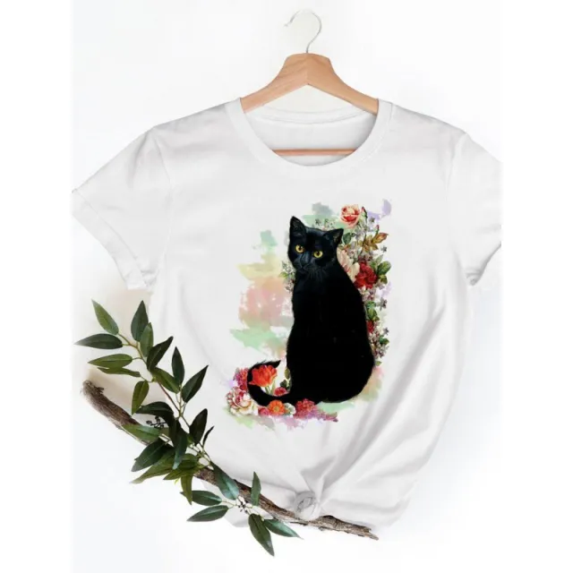 Clothing Cat Funny Animal Sweet 90s Summer Spring Short S Lee Sn29151 - Shop at LoveMi