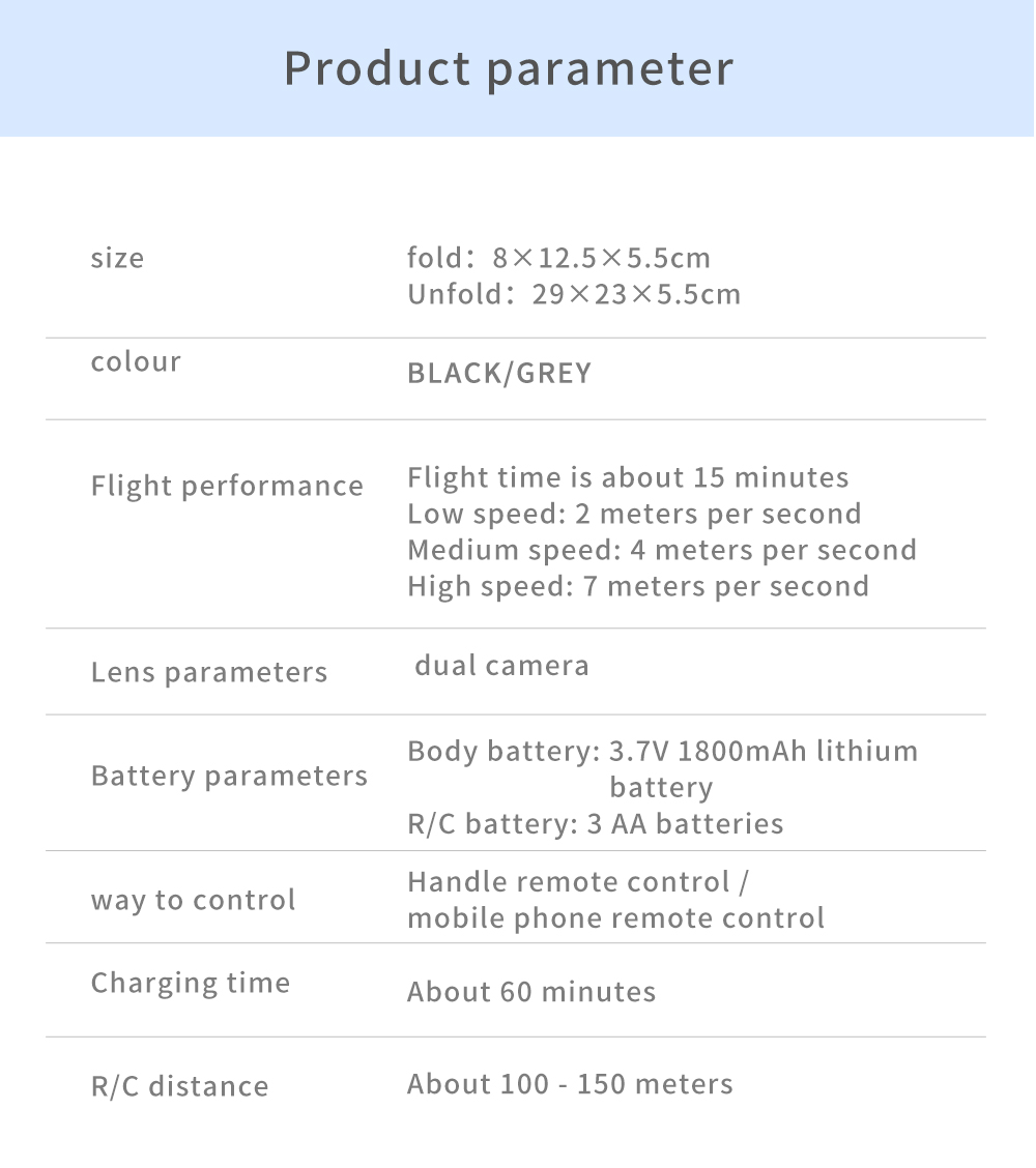 E88Pro Dual Camera Dual Electric Drone detail