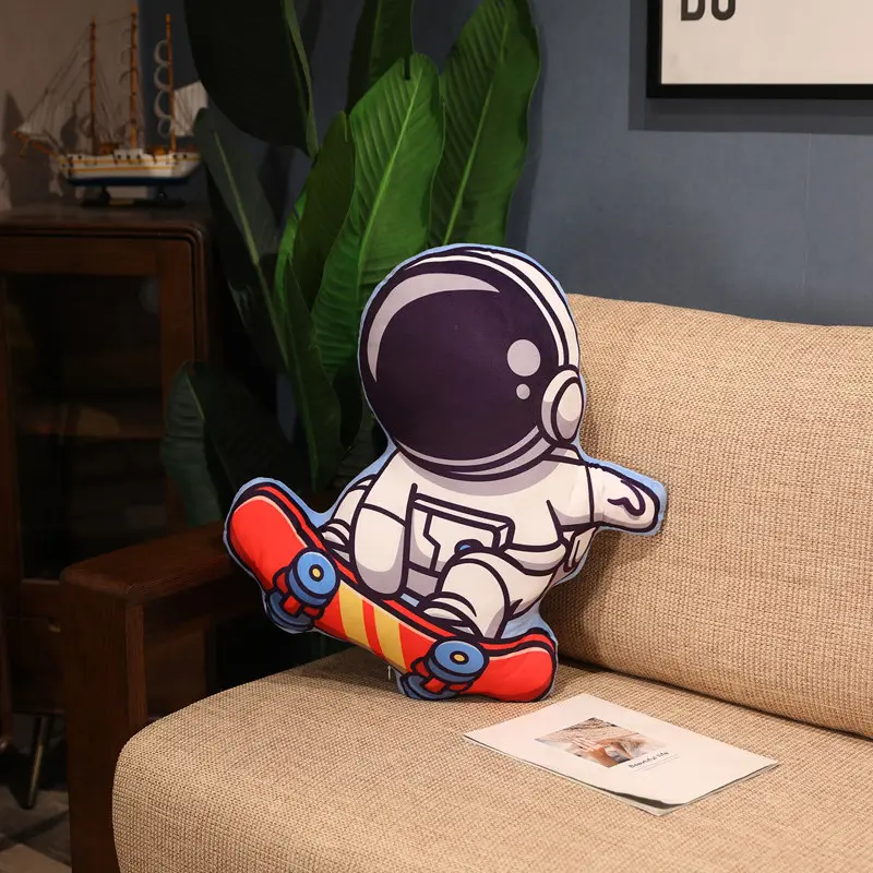 Simulation Space Series Plush Pillow Toys Astronaut Spaceman Rocket