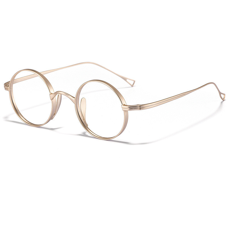 Vintage Pure Titanium Round Glasses Frame - Image 6