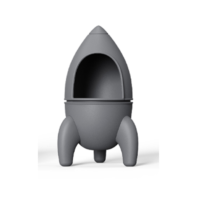Single-layer Rocket-shaped Cat Caves