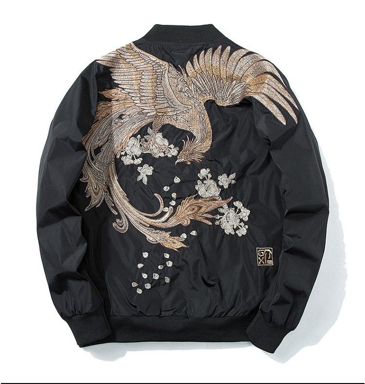 Title 10, Embroidered couples Air Force flying jacket, p...