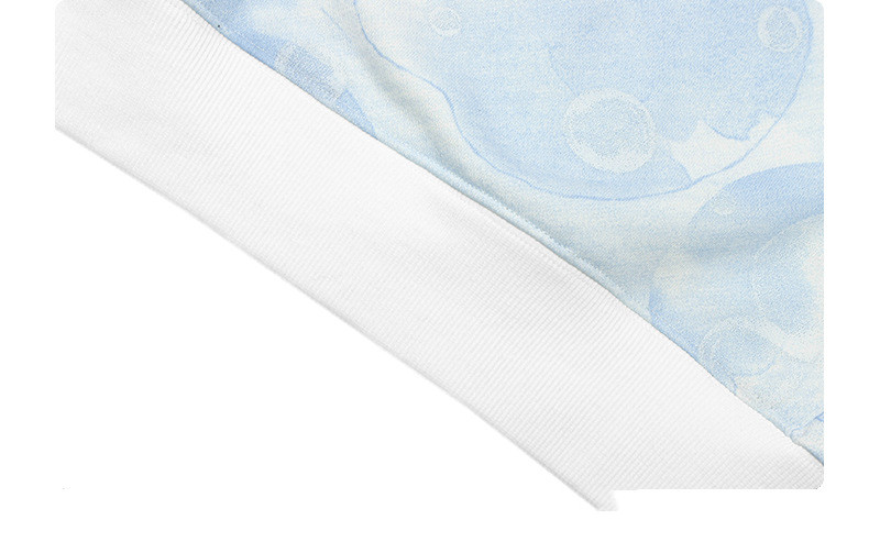 Tie-dye Bear Men's And Women's Street Trend Fleece Hooded Sweater