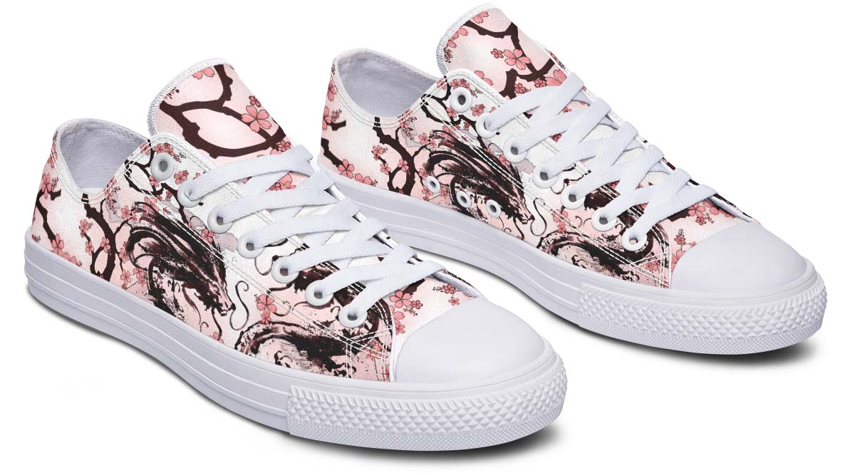 Fashion Print Couple Low-Top Canvas Shoes