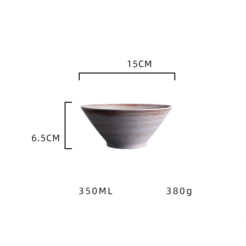 Title 9, Japanese Handmade Coarse Bamboo Hat Noodle Bowl