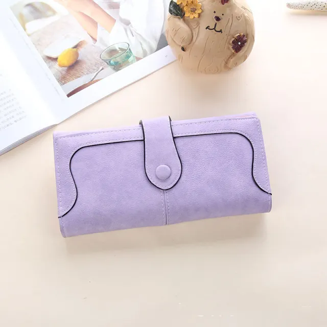 Women's Long Wallet Vintage Frosted Purple - Shop at LoveMi