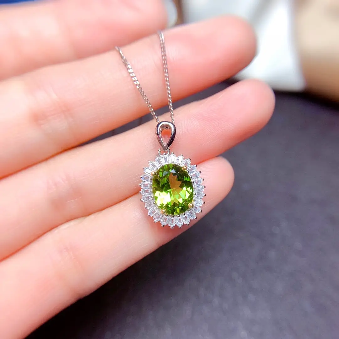 Natural Peridot Ring Peridot Necklace Pendant Peridot Earrings