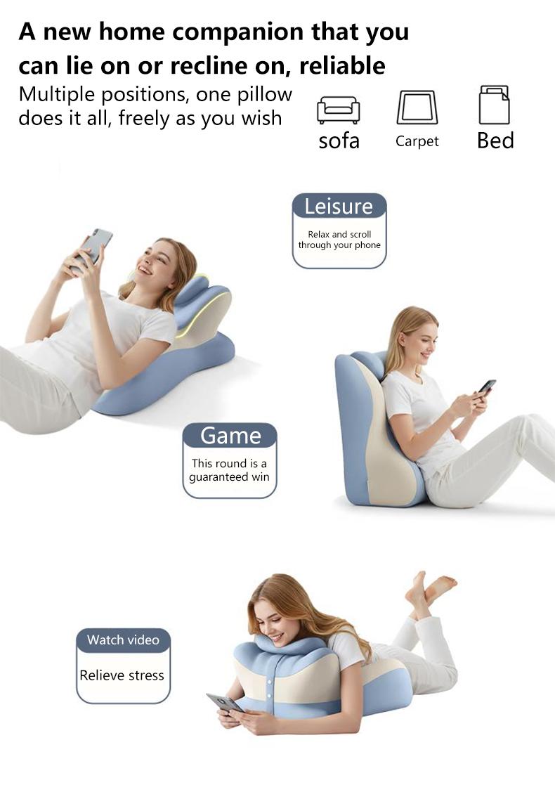 Memory Foam Prone Sleeping Pillow For Relieving Neck Pain And Promoting Deep Sleep. Self-pickup Only.