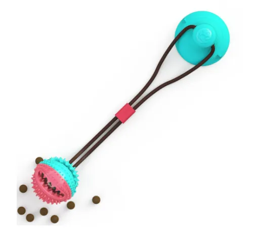 Dog Toys Silicon Suction Cup Tug Interactive Dog Ball Toy For Pet Chew Bite Tooth Cleaning Toothbrush Feeding Pet Supplies – image 9