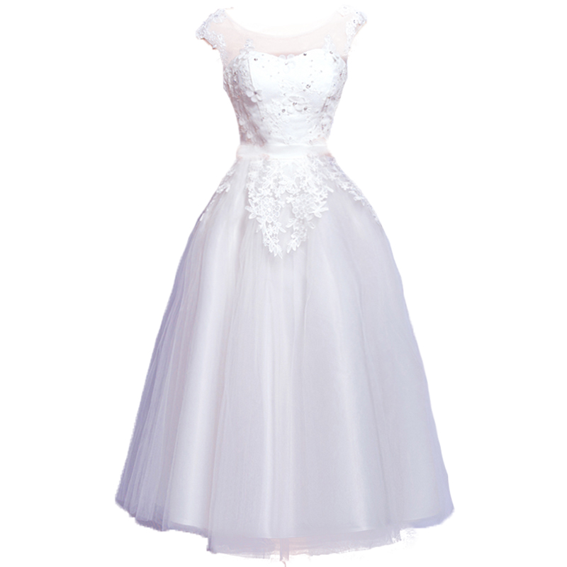 White Short Birthday Light Luxury Dress White - Shop at LoveMi