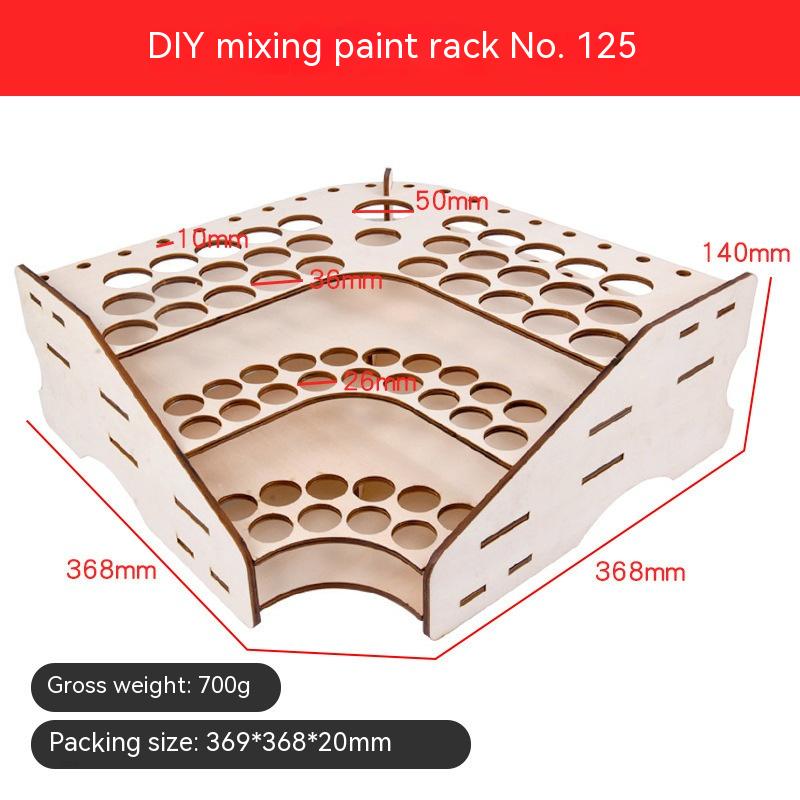 DIY Mixed Paint Rack No 125