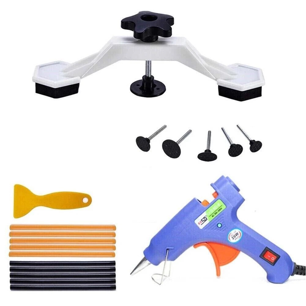 40pcs Car Paintless Dent Removal Kit Slide Hammer Repair PDR Glue Gun Puller UK