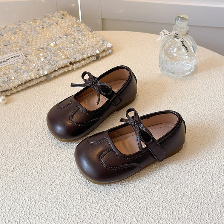 Sweet Bow Princess Shoes For Little Girls, Korean Edition Fashion, Single Shoes For Girls, Children's Shoes — foto 3