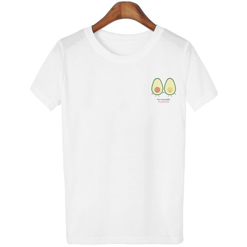 Title 3, Camiseta vegetariana con estampado de aguacate ...