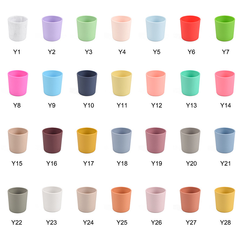 Solid color water cup