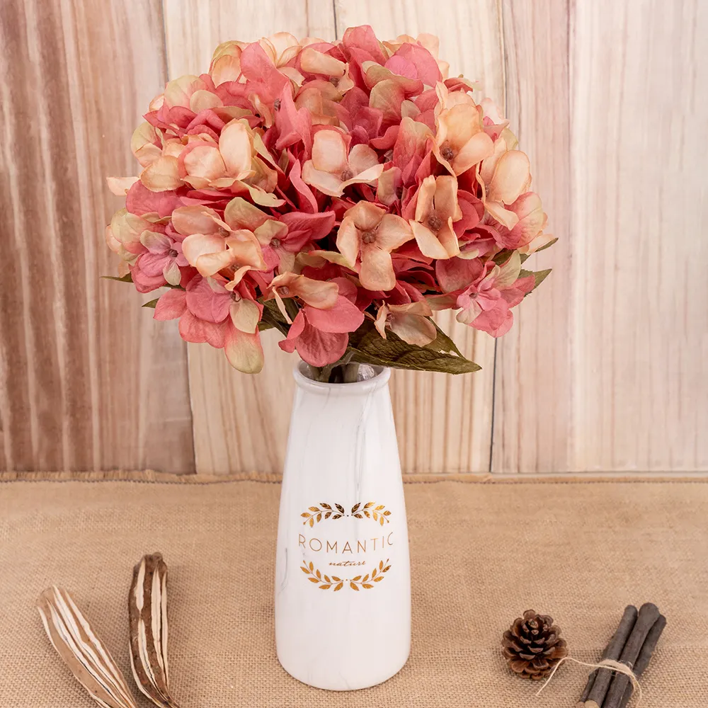 Artificial Flowers Hydrangea Branch Home Wedding Decor Autum – image 4