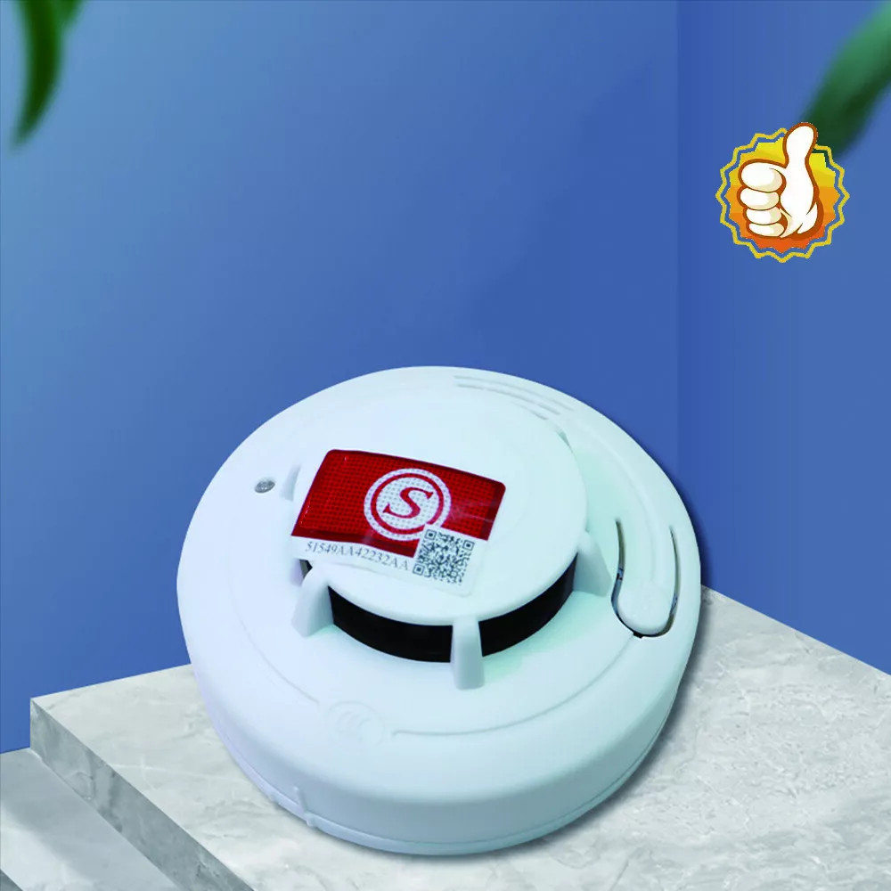 2 X Home Fire Alarm Smoke Detector Gas Sensor Twin Pack With Batteries 10 Year — foto 3