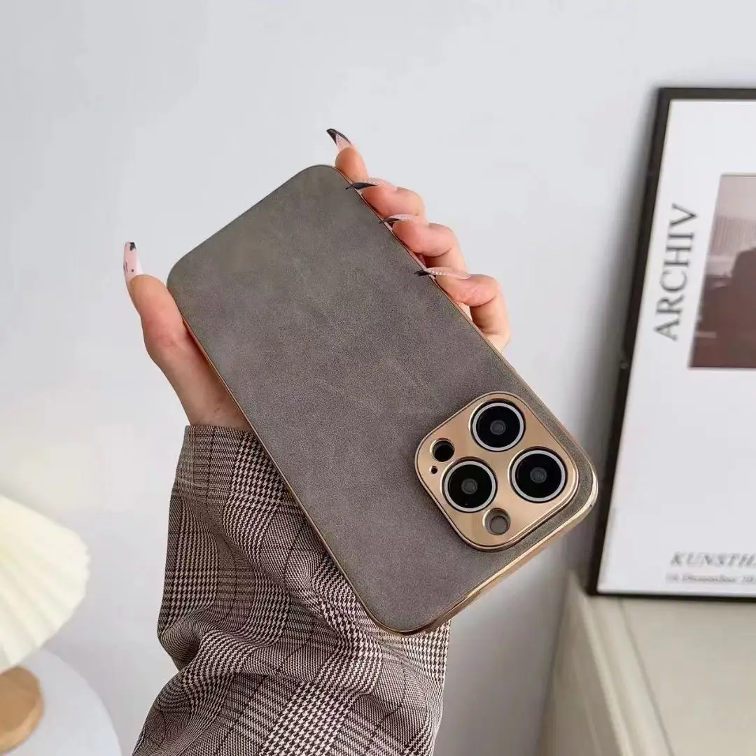 Fashion Personality Sheepskin Anti-drop Mobile Phone Case
