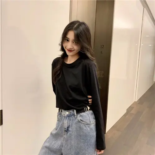 Bottoming Shirt Long Sleeve T-shirt Women's Wear Clothes Early