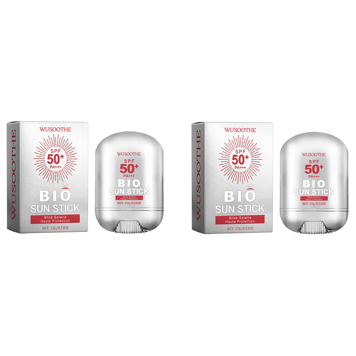 WUSOOTHE Bio Sun Stick 15g Advanced Protection With Peptide Complex, Collagen And Hyaluronic Acid SPF50,PortableStrong UVProtection Sunscreen Sti... 2Box - Shop at LoveMi