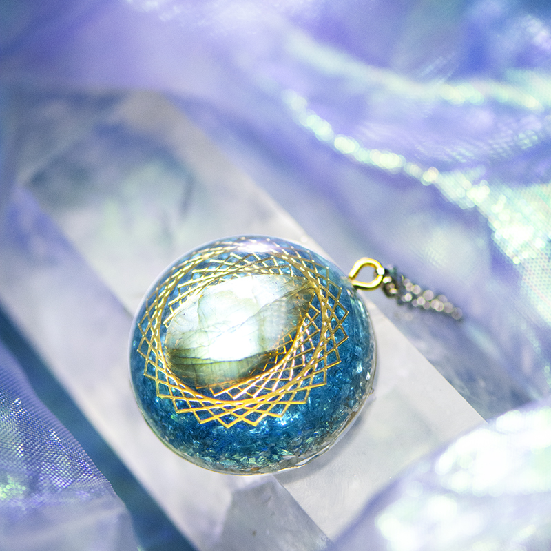 Blue Necklace Aquamarine Collarbone Chain