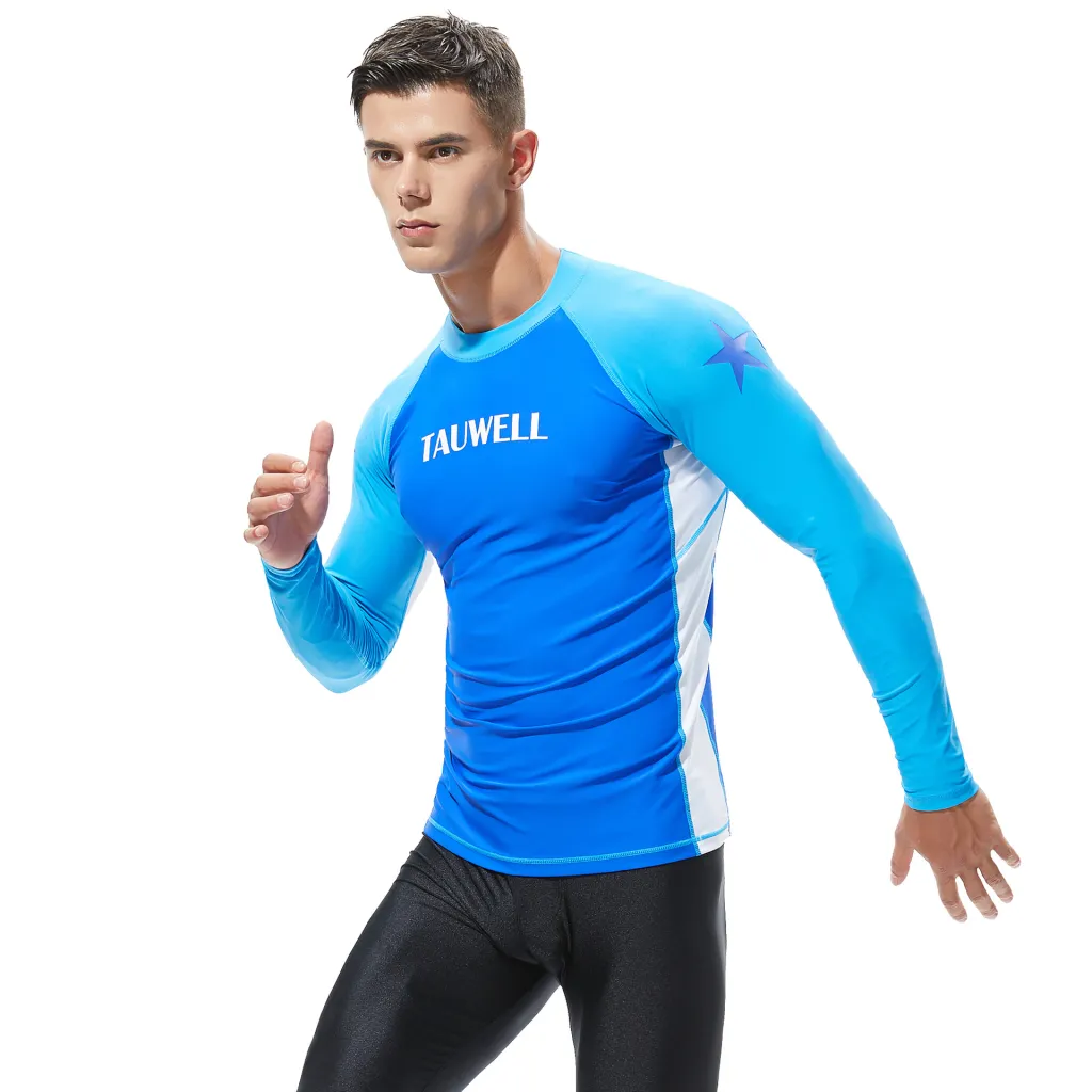 Men's Surfing Suit Sunscreen Personalised Swimsuit - Blue