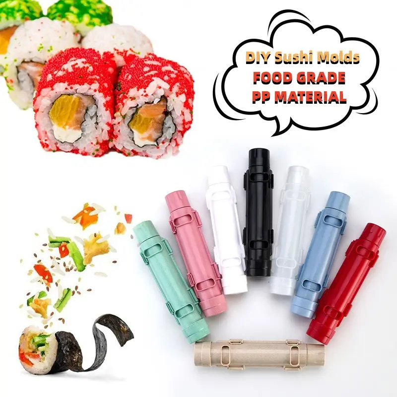 Kitchen DIY Sushi Making Machine Tool Maker Quick Bazooka