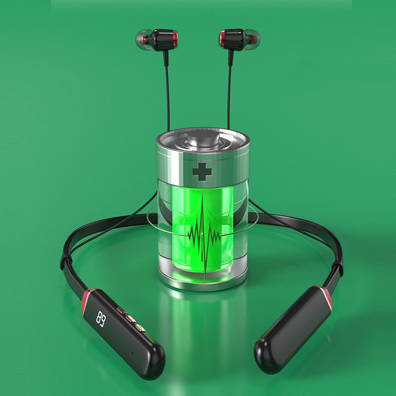 Wireless Bluetooth Headset 500mAh Hanging Neck Sports Headset Bluetooth 5.0 - Image 3