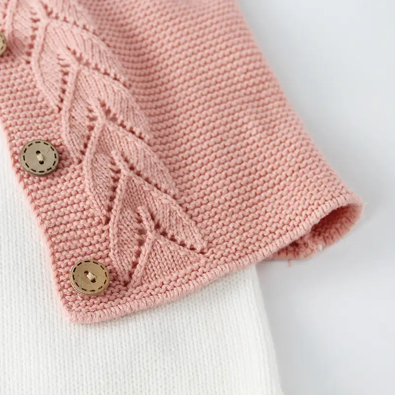 Boys And Girls Children's Baby Knitted Jacket Woolen Harness Set