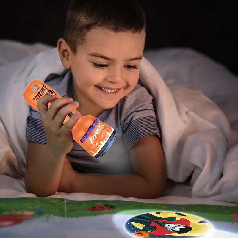 Cross-border Children's Halloween Projection Flashlight Pumpkin Christmas Luminous Projector Holiday Toy Stall Wholesale - Image 9