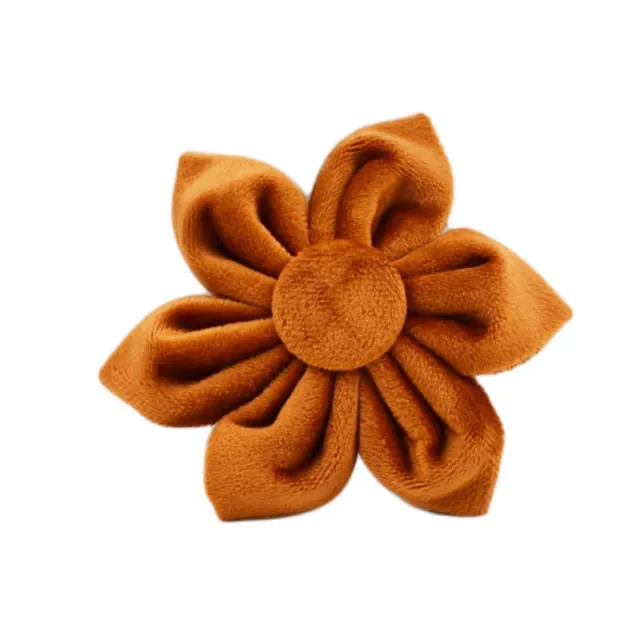 Pet Collar Dog Fabric Velvet Flower3 - Shop at LoveMi
