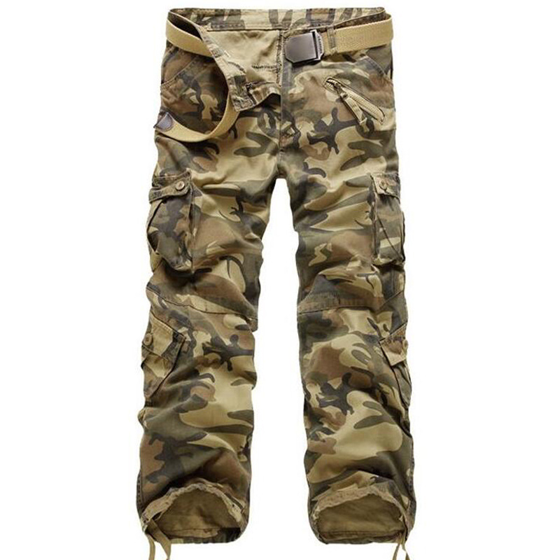 Womens Cargo Pants Hip Hop Trousers Loose Cargo Sweatpants Yellow Camouflage - Shop at LoveMi