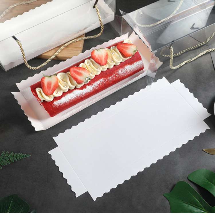 Title 1, Transparent Portable Cake Roll Packaging Box