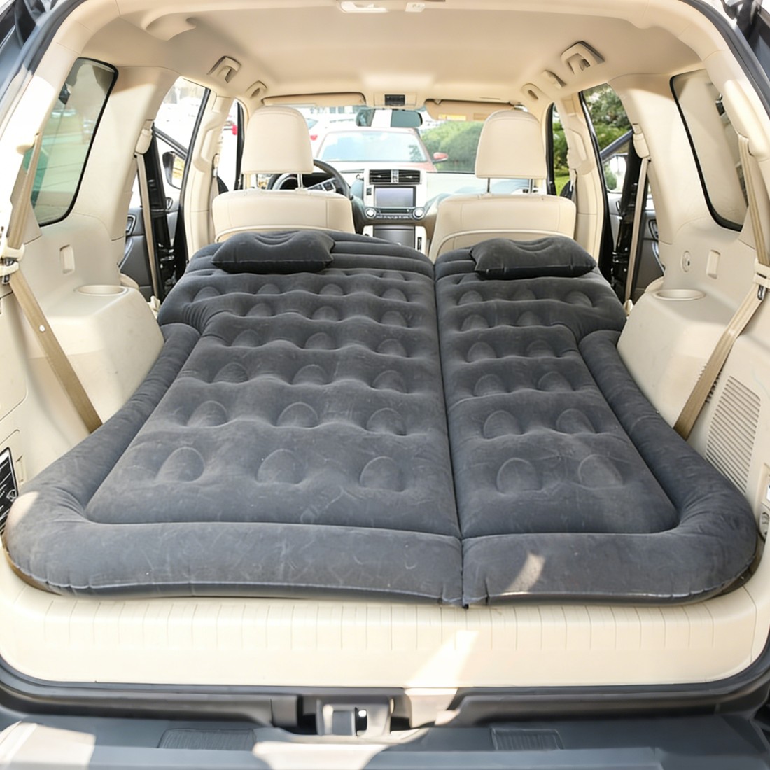 Car SUV Air Bed Sleep Travel Inflatable Mattress Seat Cushion Mat Camping — image 5
